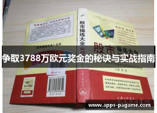 争取3788万欧元奖金的秘诀与实战指南