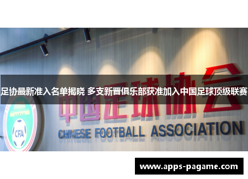 足协最新准入名单揭晓 多支新晋俱乐部获准加入中国足球顶级联赛 足协最新准入名单揭晓 多支新晋俱乐部获准加入中国足球顶级联赛