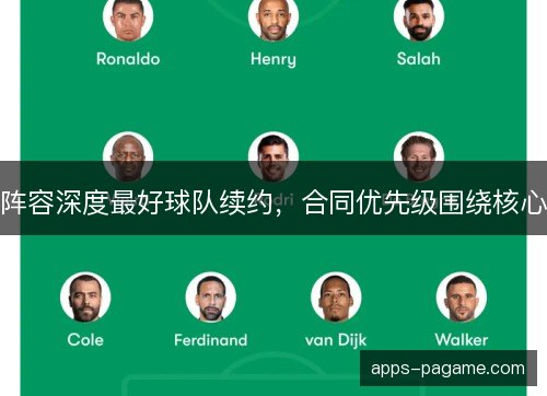 阵容深度最好球队续约，合同优先级围绕核心
